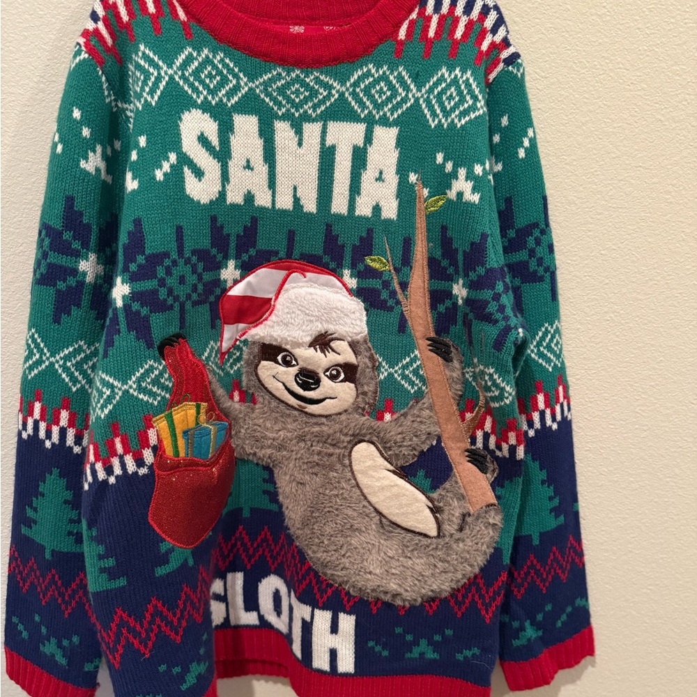 32 Degrees Red and Green Holiday Sweater